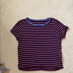 American Eagle striped tshirt